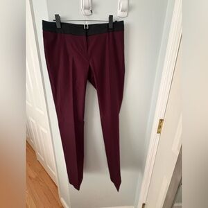 Express Columnist Burgundy and Black Women's Straight Leg Pants